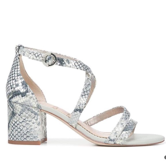 Sam Edelman snake embossed sandals Stacie - Picture 8 of 13